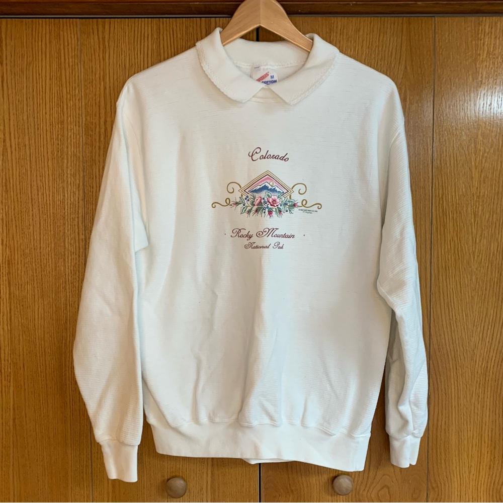 ✨Vintage Jerzees Colorado Rocky Mountain National Park Pullover‎ Size Medium